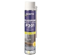 BOSTIK P301 POLIESPUMA MULTIUSOS Beige con Cánula, Espuma de Poliuretano Multimaterial, Rendimiento Térmico, Resistencia a Tracción, Compresión y Cizallamiento, Resiste al Envejecimiento, Bote 750 ml