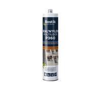 Bostik P360 Seal'N'Flex Multiusos, Masilla de Poliuretano de Módulo Alto Para uso Profesional, Cartucho 300ml Blanco