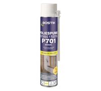 BOSTIK P701 POLIESPUMA VENTANAS Y PUERTAS Beige con Cánula, Espuma de Poliuretano de Baja Expansión, Bote 750 ml, El embalaje puede variar