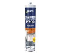 BOSTIK P790 Sellador de Poliuretano para Construcción Blanco, Alta Elasticidad, Adhesión sin Imprimación, Curado sin Burbujas, Resistente y Duradero, Uso Interior y Exterior, Cartucho 300 ml