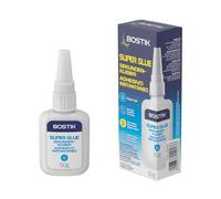 Bostik Pegamento Instantáneo en Gel 50g - Adhesivo Extra Fuerte, Secado Rápido y Sin Goteo - Multiusos para Madera, Plástico, Metal, Vidrio, Porcelana - Reparaciones Hogar y DIY