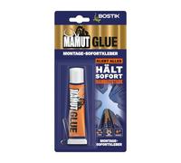 BOSTIK Pegamento universal híbrido de MAMUT GLUE blanco, adhesivo instantáneo de montaje flexible en todos los materiales, para interior y exterior, así como bajo el agua y bajo condiciones climáticas