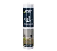 BOSTIK S705 HT Silicona A roja - Silicona de alta temperatura, para juntas de conexión y dilatación en interiores y exteriores, fuerte adherencia y resistencia al calor, 300 ml