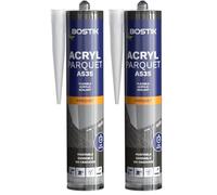 Bostik Sellador Acryl Parquet - Color Wengué - Masilla Acrílica para Juntas de Parquet y Suelos Laminados - Secado Rápido - Fácil de Lijar - Compatible con Todos los Barnices - Cartucho 300 ml