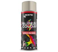 Bostik SUPER COLOR GRIS GUIJARRO RAL 7032, Pintura en Spray Acrílica para Uso Profesional y Doméstico, Multiusos, Secado Rápido, Acabado Brillante, Interior y Exterior, Bote 400 ml