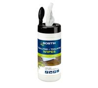 BOSTIK TOALLITAS DE LIMPIEZA, Alta Capacidad de Limpieza, Testado Dermatológicamente por Laboratorios Certificados, Limpieza de Manos, Piel, Herramientas y Superficies, Bote 80 Toallitas