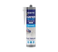 Bostik Membrana de sellado Waterstop - Junta, pegamento, boca - Reparación de fugas, infiltraciones, grietas - todos los materiales - Directa sin imprimación - MS Polímero - Blanco - Cartucho 290 ml