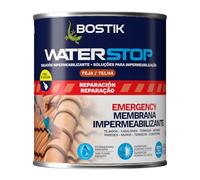 BOSTIK Waterstop Impermeabilizante de Reparación Terracota - Estanqueidad Inmediata, Superficies Húmedas o Secas, sin Imprimación, Multimaterial, Fácil de Aplicar, Interior y Exterior, Bote 1 kg