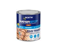 Bostik Waterstop - Membrana de impermeabilización para techos, canalones y paredes - Reparación de fugas, infiltraciones y grietas - Resistente a los rayos UV y a la intemperie - Color: azulejo - Pôt