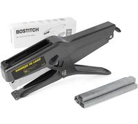 Bostitch Office B8 - Grapadora resistente con grapas de 1250 1/4 pulgadas, 45 hojas sin atascos, grapadora industrial de metal de tira completa, capacidad de 210 grapas, para cartón, papel, tela