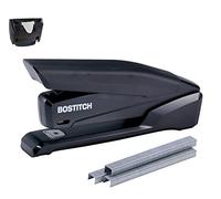 Bostitch Office Executive Stapler - 3 in 1 Stapler - One Finger, No Effort, Spring Powered Stapler, Black (INP20-BLK)