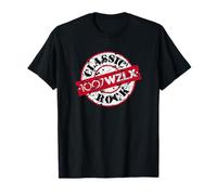 Boston 100.7 WZLX Classic Rock Station Logotipo Envejecido Camiseta