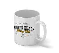 Boston Bears Hockey Club Coffee Mug - Heated Rivalry Ilya Rozanov Fan Merch - Bookish BookTok Cup Gift Blanco taza Mug