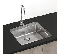 Boston - Fregadero Sobre Encimera / Bajo Encimera 55x50 / 50x40 | 1 Seno | 20 cm Profundidad | Acero Inox Aisi 304 (55x50 / 50x40)