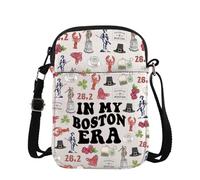 Boston Gift Boston Lift Gift Boston Study Tour Gift IN MY BOSTON ERA Messenger Bag para Boston Lovers State Massachusetts, Boston Era Cross, medium
