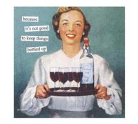 Boston International IHR Anne Taintor, 20 servilletas de papel para bebidas de cóctel, 5 x 5 pulgadas, embotelladas