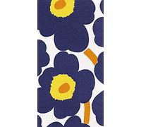 Boston International IHR Marimekko - Servilletas de papel de 3 capas, 8.5 x 4.5 pulgadas, color azul oscuro Unikko