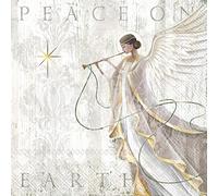 Boston International IHR - Servilletas de papel de 3 capas de Navidad, tamaño de cóctel de 20 unidades, color gris