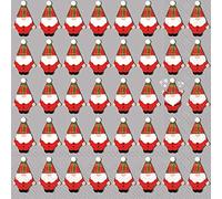 Boston International IHR - Servilletas de papel de 3 capas, tamaño de cóctel de 20 unidades, diseño de cuadros Wallace