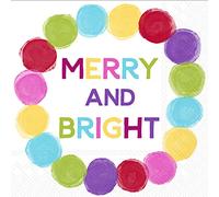 Boston International IHR - Servilletas de papel de 3 capas, tamaño de cóctel de 20 unidades, diseño navideño