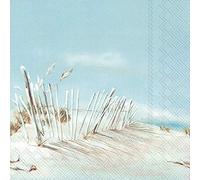 Boston International IHR - Servilletas de papel para cócteles de 3 capas, 5 x 5 pulgadas, vida en la playa