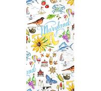 Boston International Rosanne Beck State Collection IHR - Servilletas de papel de 3 capas, 16 unidades, Maryland