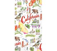 Boston International Rosanne Beck State Collection IHR - Servilletas de papel para bufé, 3 capas, 16 unidades, California