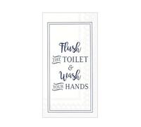 Boston International - Toallas de Mano de Papel para baño, Toallas de Invitados de Papel Desechables, diseño Divertido de baño