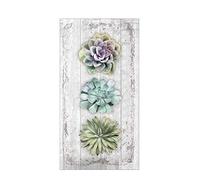 Boston International Toallas de mano desechables, toallas decorativas de papel para invitados para baño o servilletas de papel, servilletas de cena, suculentas, decoración de cactus, paquete 32