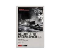 Boston Manor Welcome to The Neighbourhood, pinturas decorativas impermeables y resistentes a las manchas, para sala de estar, dormitorio, oficina, cuadros colgantes, enmarcado, pósteres de alta