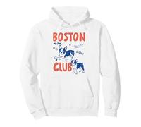 Boston Mom Club Boston Terrier Dog Owner Dog Mom Mothers Day Sudadera con Capucha