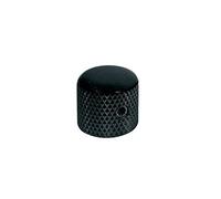 Boston - Pomo de metal con punta hexagonal (15 x 15 mm, 6,1 mm), color negro