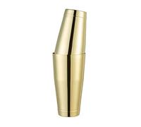 Boston Shaker Cocktail Set Color Oro Lestado Doble Timbal 850 ml + 530 ml Acero inoxidable Set estaño en lata coctelera Accesorios Bartender Bartender Mixología