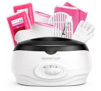 ParaffinLux Baño de Parafina para Manos de Boston Tech® | Alivio del Dolor Muscular y Artritis | Hidrata, Suaviza y Revitaliza tu Piel | Capacidad 3L + 2 Bloques de Cera (900g) + Accesorios Premium