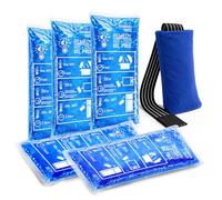 Boston Tech Bolsas de gel frío y caliente premium con funda reutilizable multiposición. Terapia frío-calor ideal para lesiones, recuperación muscular, fisioterapia y uso doméstico (Pack de 5)
