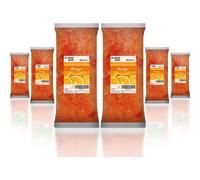 Boston Tech BE106-A Cera de Parafina pura 3 Kg. 6 bloques de 450g C/u. Ideal para cualquier baño de parafina. Uso terapéutico y estético. 4 Diferentes Aromas disponibles (Naranja)