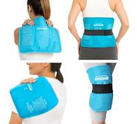 Boston Tech EPIONE Bolsa de Gel Frío y Calor con Correas | Compresa Grande para Hombros, Rodillera, Codos, Caderas y Espalda | Terapia para Lesiones, Esguinces, Hinchazón y Dolor Muscular (27 x 37 cm)