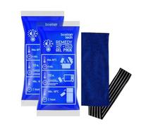 Boston Tech REMEDY Bolsa de Gel Frío y Calor con funda multiposición | Terapia frío-calor ideal para lesiones, recuperación muscular, fisioterapia y uso doméstico (Pack de 2)