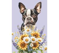 Boston Terrier, American Gentlemen Dog Notebook Gift for the Boston terrier fan!: 6 x 9 College Ruled Notebook 120 Pages