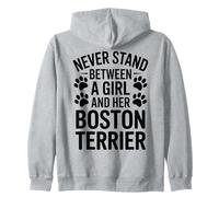 Boston Terrier Chica Divertido Boston Terrier Sudadera con Capucha