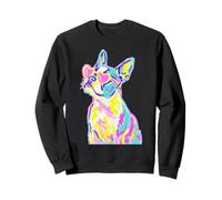 Boston Terrier con Gafas de Sol con corazón Coastal Summer Vibes Sudadera