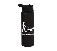 Boston Terrier Dad Stainless Steel Insulated Water Bottle