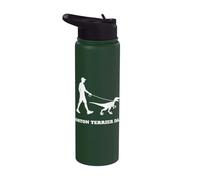 Boston Terrier Dad Stainless Steel Insulated Water Bottle