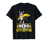 Boston Terrier Dog Be A Hero For Little Warriors Infancia Camiseta