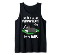 Boston Terrier Dog Sleep It's A Pawwfect Day For A Nap Dogs Camiseta sin Mangas
