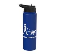 Boston Terrier Mom Stainless Steel Insulated Water Bottle