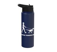 Boston Terrier Mom Stainless Steel Insulated Water Bottle
