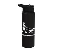 Boston Terrier Mom Stainless Steel Insulated Water Bottle