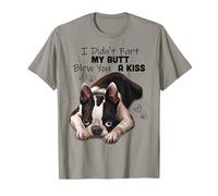 Boston Terrier Puppy Kiss Fart - Perro Divertido Camiseta