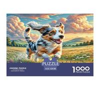 Boston Terrier Puzzles 1000 Piezas para Adultos Puzzles Desafiantes for The Whole para Mujeres, Regalos para Hombres Cartón 100% Reciclado Decoración del Hogar 52x38cm/1000pcs